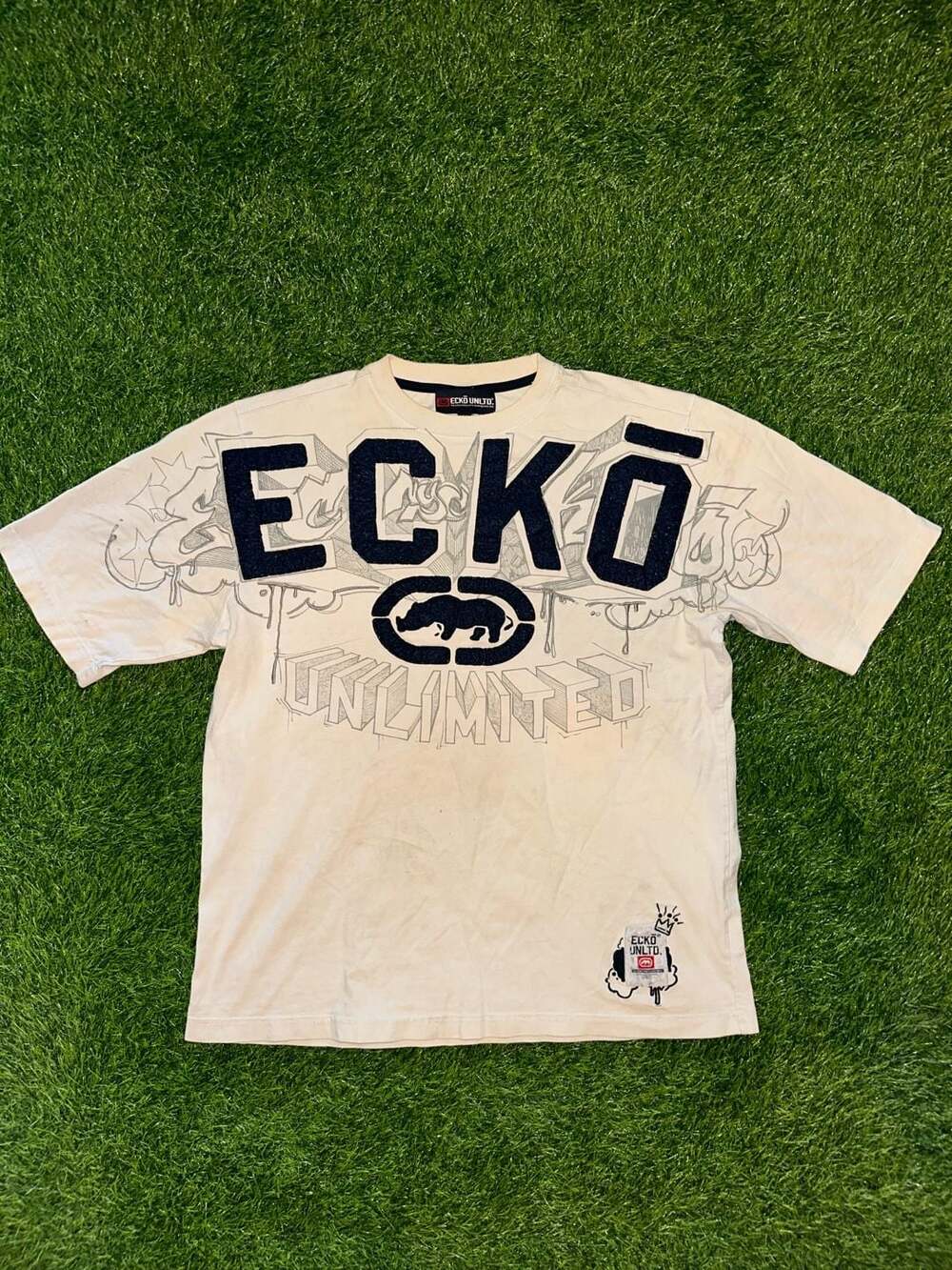 Vintage Ecko Unltd True Kings Graffiti Graphic T-Shirt Medium